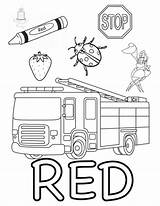 Preschool Color Recognition Coloring Sheets  Classful sketch template