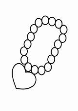 Necklace Coloring Pages sketch template