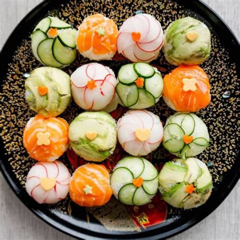 Easy Temari Sushi (Hinamatsuri Food) - Mochi Mommy