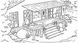 Printable Scenic Coloring Pages / Scenery Page For  sketch template