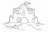 Sand Castle Coloring Pages sketch template
