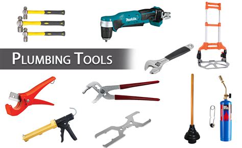 Plumbing Tools List Name