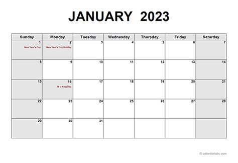 Free Blank Calendar Template 2023 – Get Calendar 2023 Update