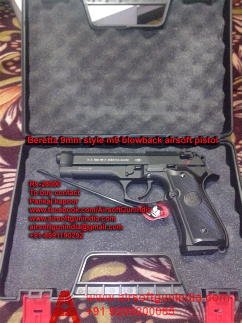 Beretta 9mm style m9 blowback full metal airsoft pistol by Airsoft Gun ...