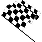 Green racing flag | Free SVG
