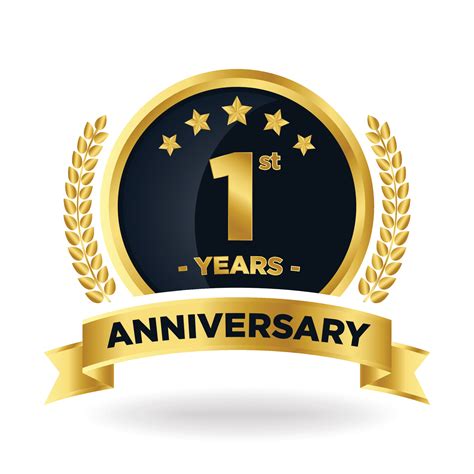 1st Anniversary Logo Vector Art, Icons, and Graphics for Free Download