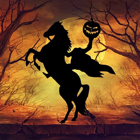 Headless Horseman Silhouette Printable