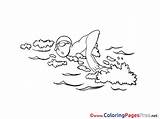 Swimming Safety Coloring Pages sketch template