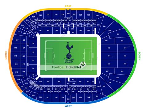 Tottenham Hotspur Stadium Map