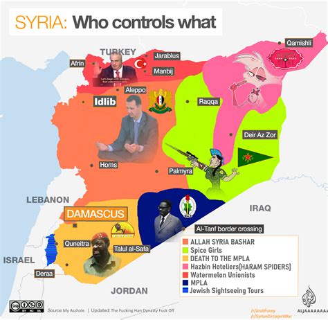 updated 100% accurate political map of syria 2020 : r/SyrianCirclejerkWar