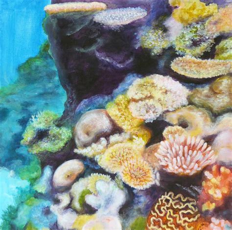 Coral Reef Oil Painting