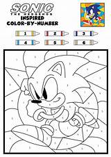 Sonic The Hedgehog Color By Number Printables En 2025  Coloriage sketch template