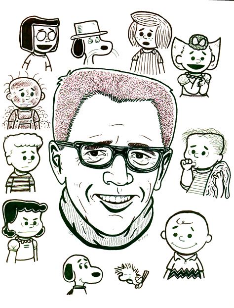 Charles M. Schulz by Smokebutt on DeviantArt