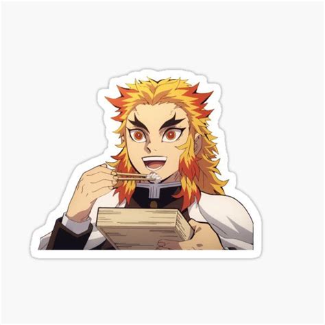 rengoku eating Sticker by cxcathyy in 2022 | Anime chibi, Cute stickers, Anime printables