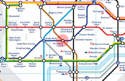 Piccadilly London Map | Time Zones Map