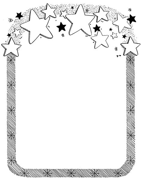 Free Black And White School Border, Download Free Black And White School Border png images, Free ...