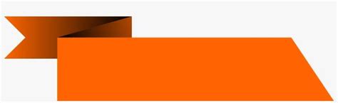 Abstract Vector Rectangle - Orange Banner Vector Png PNG Image ...