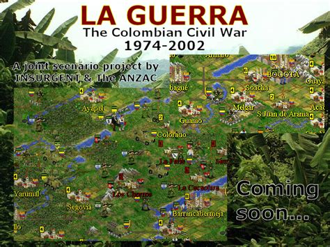 Upcoming scenario: LA GUERRA - The Colombian Civil War 1974-2002 ...