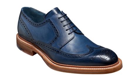 Bailey - Navy Hand Painted | Mens Derby Shoes | | Barker Shoes USA