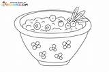 Oatmeal Coloring Pages sketch template