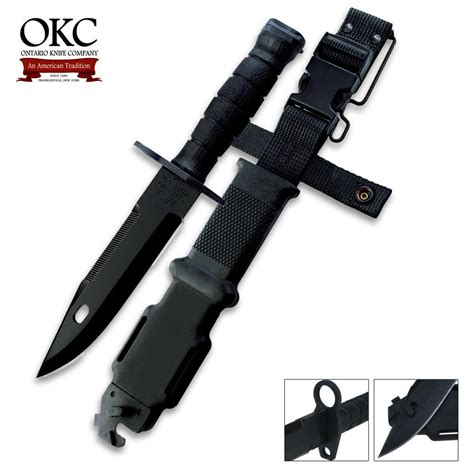 Ontario M9 Bayonet Knife with Scabbard | Kennesaw Cutlery