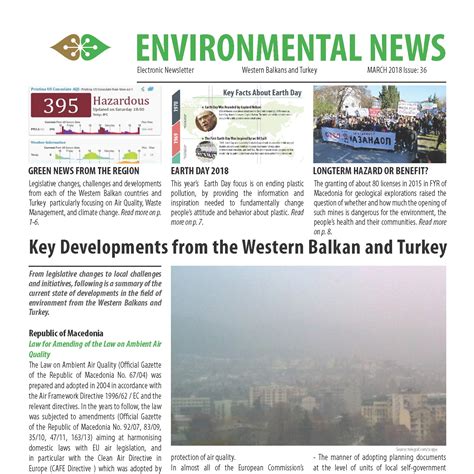 "Environmental News" March 2018 - Co-PLAN