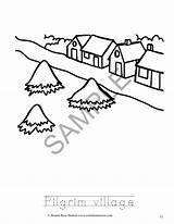 Of Plymouth Plantation Coloring Book Level A  Made By Teachers sketch template