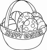 Printable Easter Egg Basket Coloring Page For Kids – SupplyMe sketch template