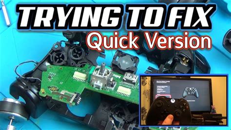 Trying to FIX: Xbox One Controller Faulty Buttons (QUICK VERSION)