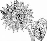 Sunflower Mandala coloring Page  Download Print Or Color Online For Free sketch template