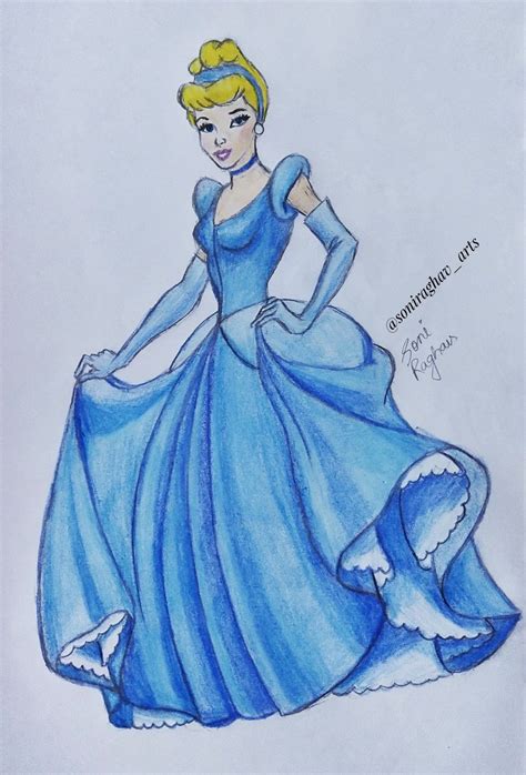 Cinderella Drawing, Disney Princess Cinderella, Disney Princess ...