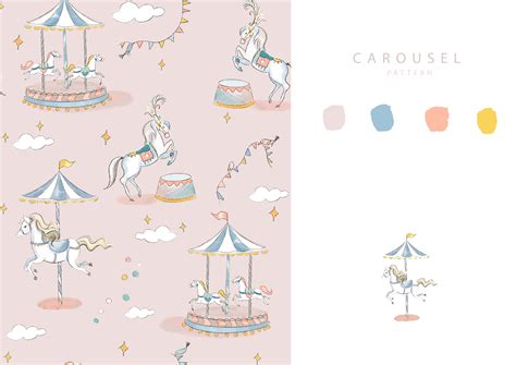 Carousel pattern on Behance