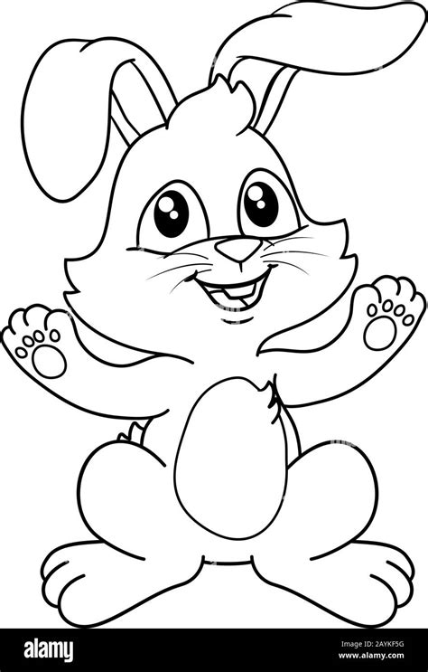 Easter Bunny Rabbit Cartoon Stock Vector Image & Art - Alamy