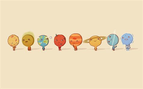 Eight Planets Cartoon Wallpapers - 1920x1200 - 366832