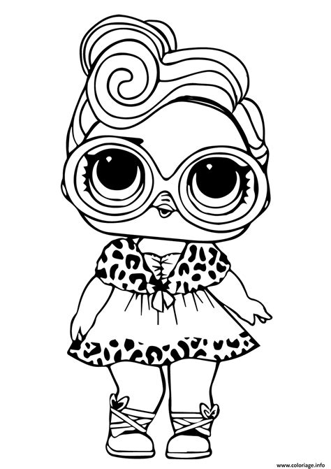 Coloriage lol doll dollface - JeColorie.com