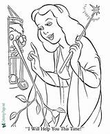 Fairy Helps Pinocchio Coloring Page sketch template