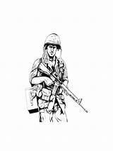 Military coloring Pages sketch template