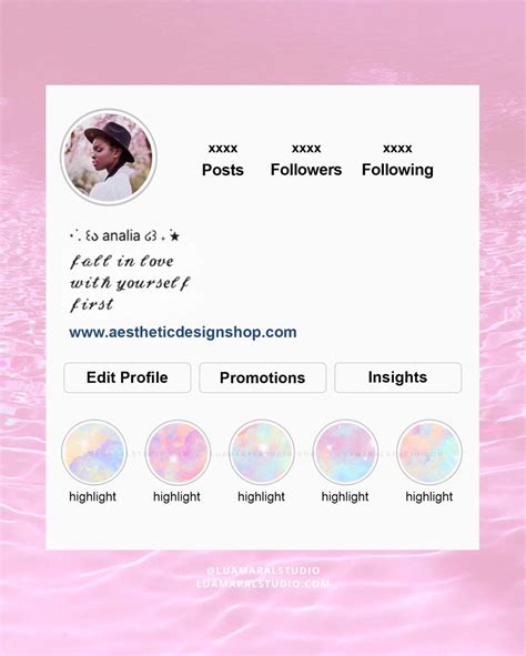 Aesthetic bio ideas for Instagram - part 3 - Girly bios ⋆ Aesthetic Design Shop Cute Bio For ...