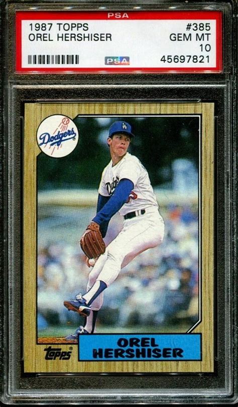 Auction Prices Realized Baseball Cards 1987 Topps Orel Hershiser