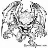 Demon Coloring Pages  Free & Printable sketch template