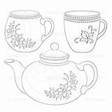 Teapot Coloring Page At GetDrawings  Free Download sketch template