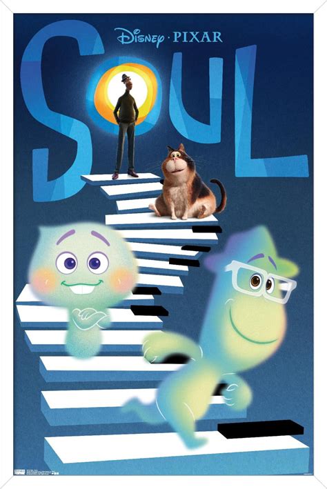 Disney Pixar Soul - Piano Wall Poster, 22.375" x 34", Framed - Walmart.com