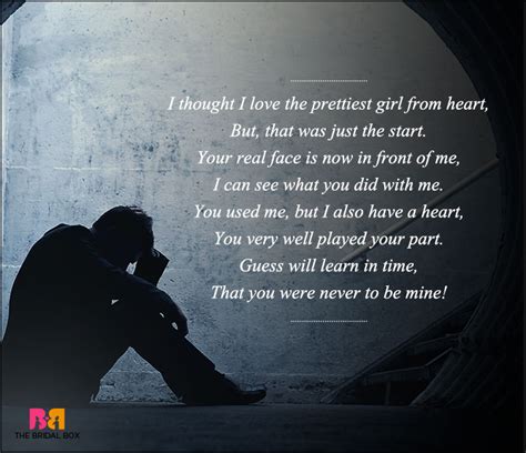 Sad Love Poems For Him & Her: 39 Love Poems To Express Dejection