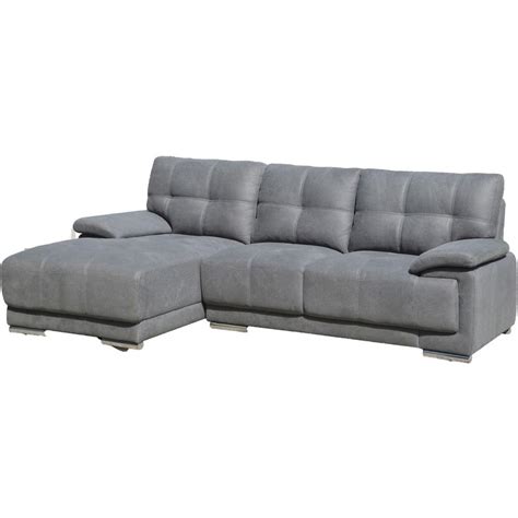 Jacob Contemporary Tufted-Stitch Sectional Sofa with Left Facing Chaise ...