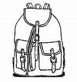 Backpack For Girls Coloring Page  Free Printable Pages sketch template