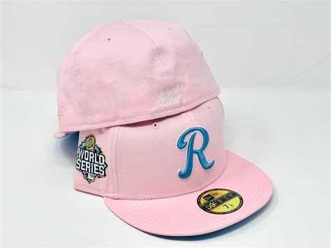 Pink Kansas City Royals 2015 World Series Custom New Era Fitted Hat ...