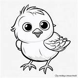 Cute Baby Bird Coloring Page sketch template