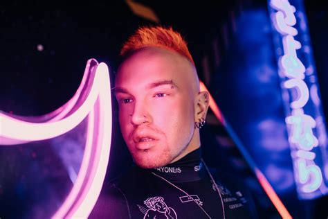 Neon Light behind Man Silhouette · Free Stock Photo
