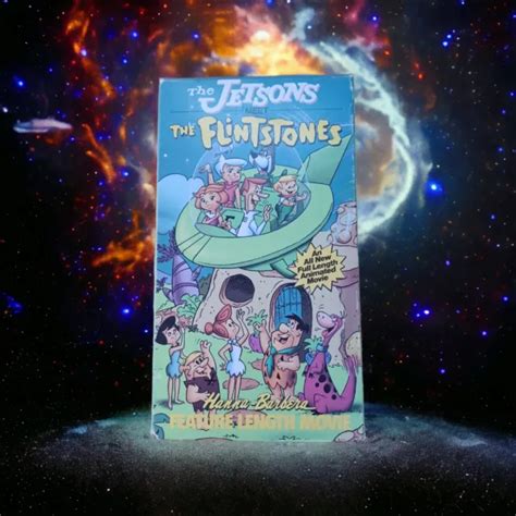 THE JETSONS MEET the Flintstones VHS 1989 Hanna-Barbera Classic Cartoon Movie $5.99 - PicClick