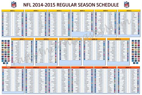 Week 2 Printable Nfl Schedule